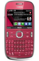 Nokia Asha 302 Plum Red