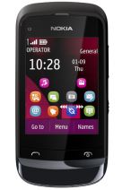 Nokia C2 02 Chrome Black