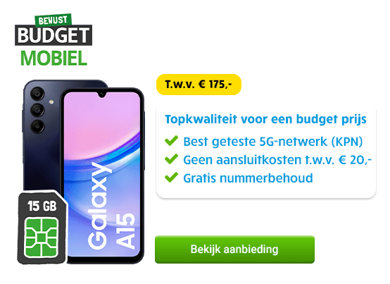 week 37- Budget Mobiel + A15