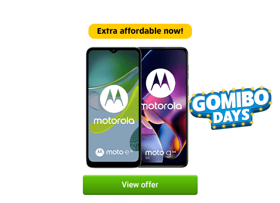 Week 12+13 - Gomibo Days overige domeinen - Motorola 