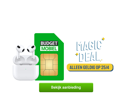 MAGIC WEEK: donderdag - Budget Mobiel + AirPods
