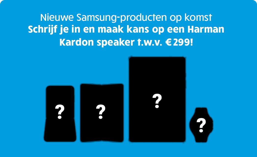 Samsung: Productlancering en winactie!