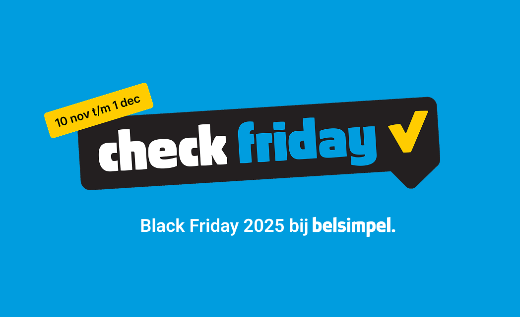 Black Friday 2025 bij Belsimpel!