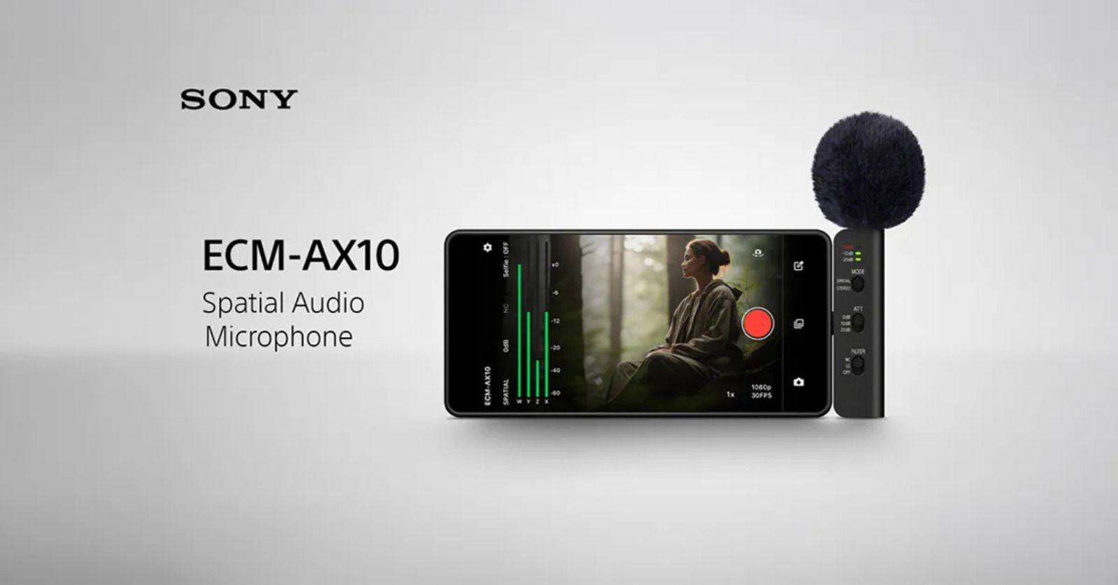 Sony lanceert de ECM-AX10: nieuwe smartphonemicrofoon met 360-graden geluid