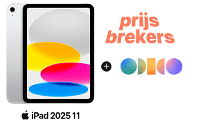 Tot € 299,- korting op de iPad 2025 11 WiFi + 5G