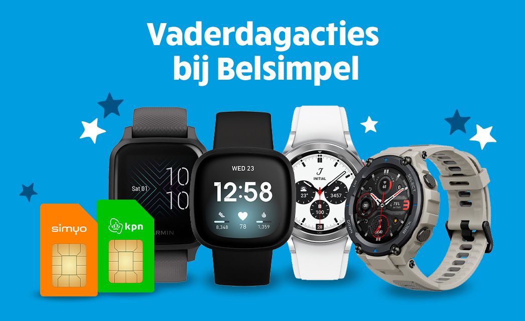 Vaderdagacties bij Belsimpel