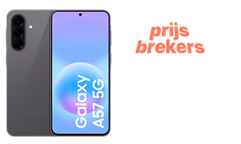 Ontvang tot €247,- korting op de Samsung Galaxy A57