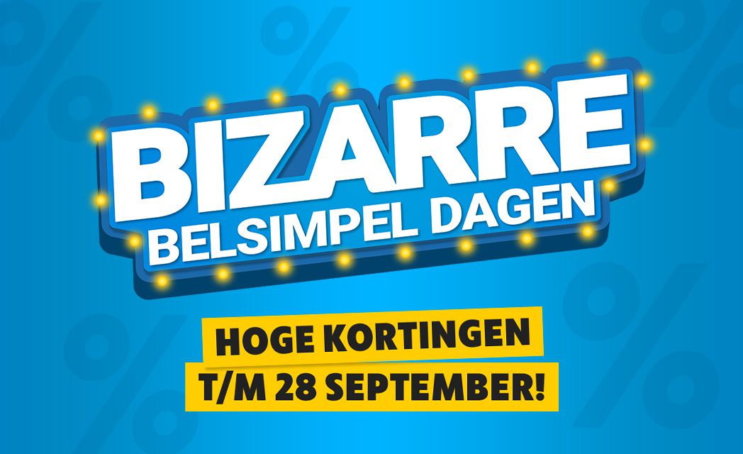 De Bizarre Belsimpel Dagen zijn terug! 