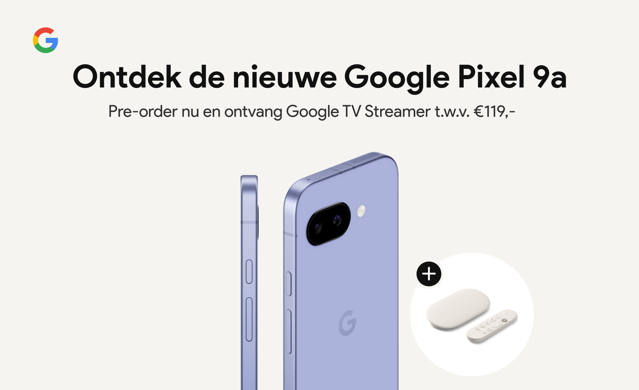 Bestel nu de Google Pixel 9a bij Belsimpel!