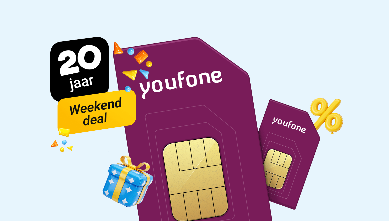 Scoor €100,- cashback bij Youfone