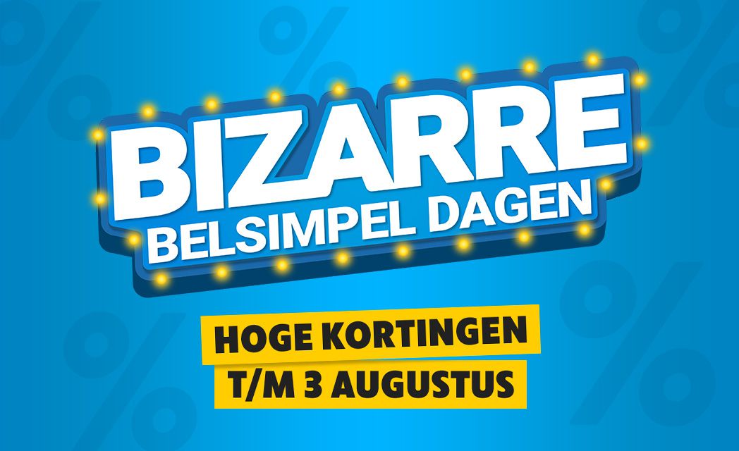 Ze zijn er weer: de Bizarre Belsimpel Dagen!