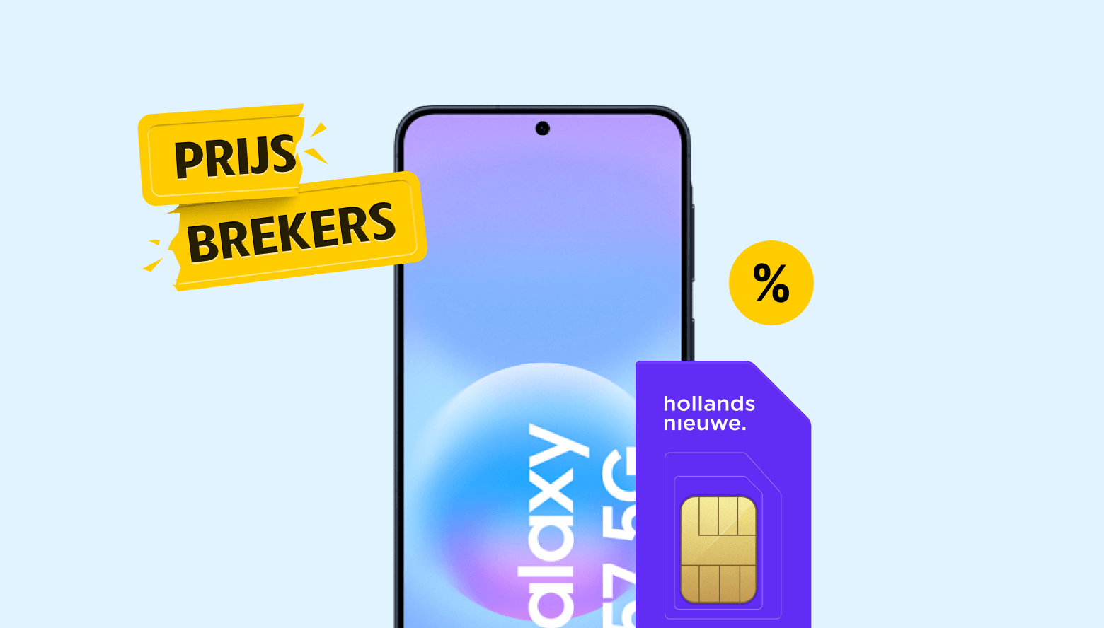 Scoor de populaire Galaxy A57 5G nu extra voordelig