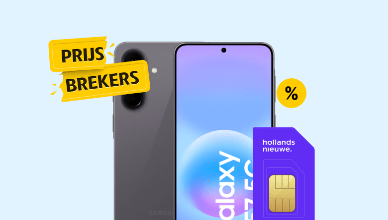Tot €168,- korting op de Galaxy A57 