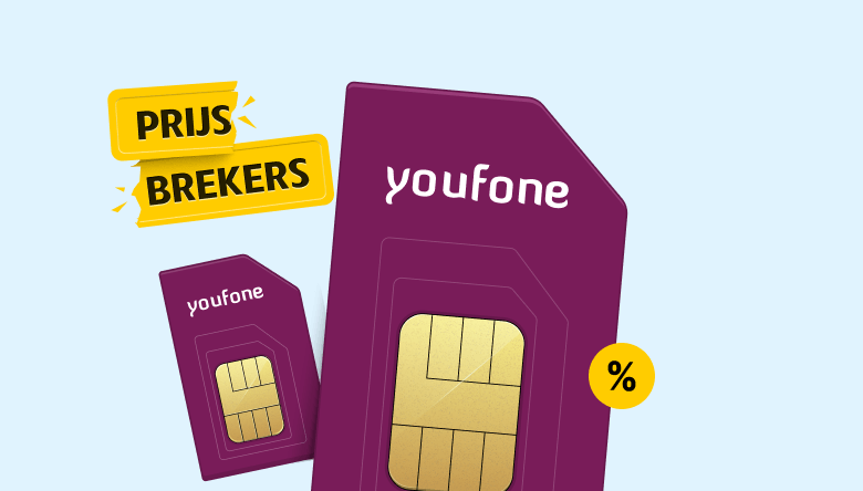 Alleen vandaag: €100,- cashback bij youfone!