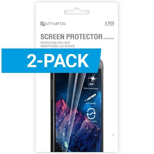 4smarts Clear Screenprotector Apple iPhone 5/5S/5C/SE 2-Pack