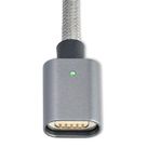 4smarts Magnetische Kabel USB naar USB-C + microUSB 1 meter Grey