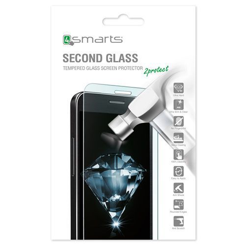 4smarts Second Glass Screenprotector Motorola Moto G4 Plus