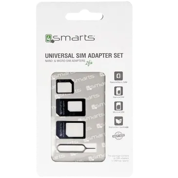 4smarts Universele SIM Adapter 3 pack