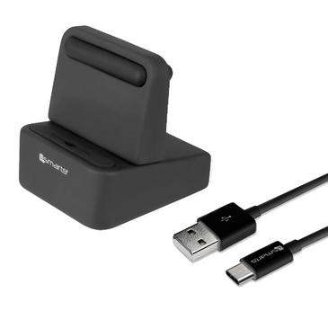 4smarts Universal Charging Station WireDock + USB-C Cable Grey