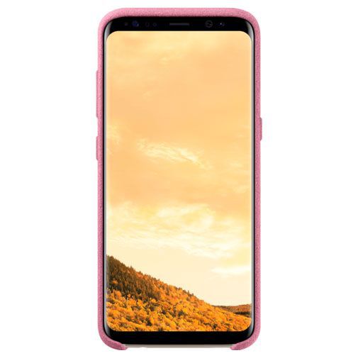 Samsung Alcantara Back Cover Pink Galaxy S8