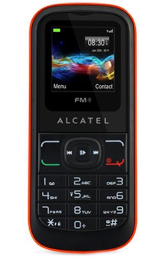 Alcatel OT-306 Black Orange