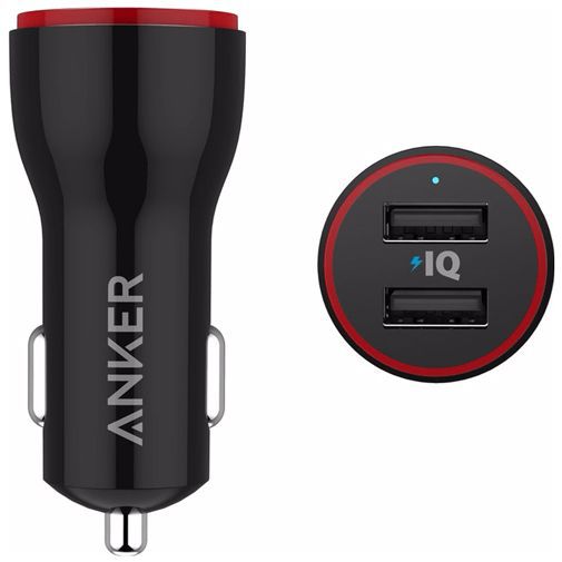 Anker PowerDrive 2 Autolader Black