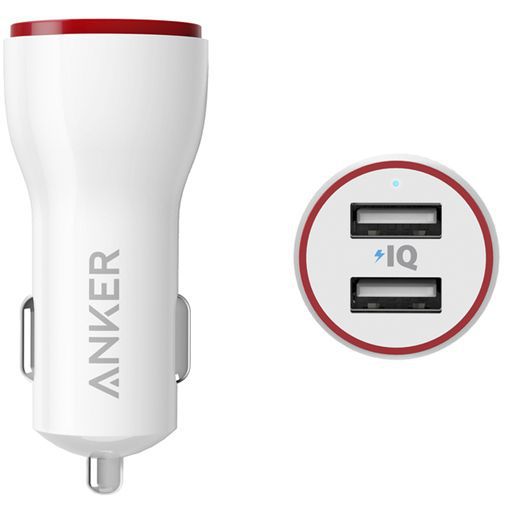Anker PowerDrive 2 Autolader White