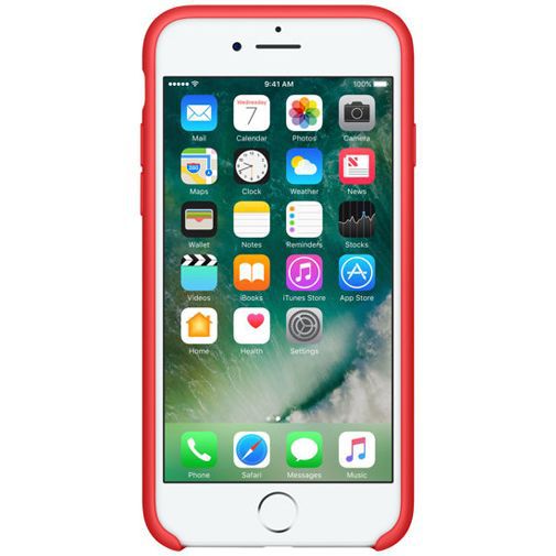Apple Silicone Case Red iPhone 7/8