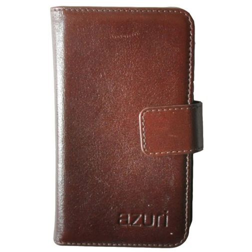 Azuri Wallet Case Brown 01