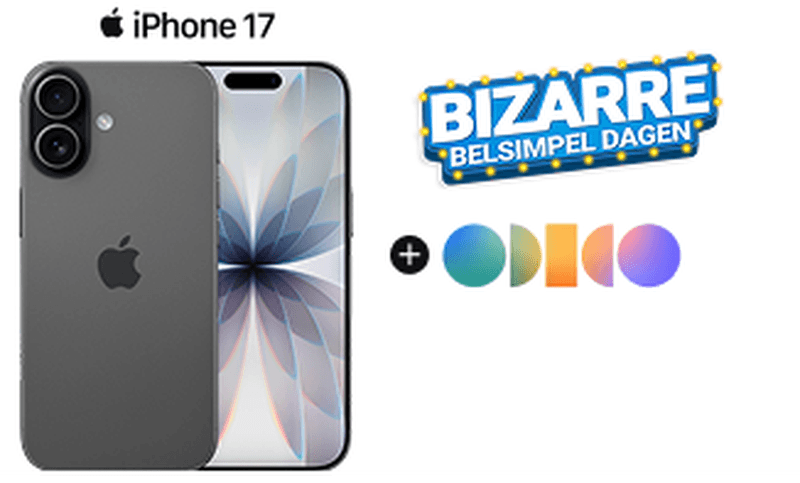 Met Odido tot wel €399,- korting op de iPhone 17