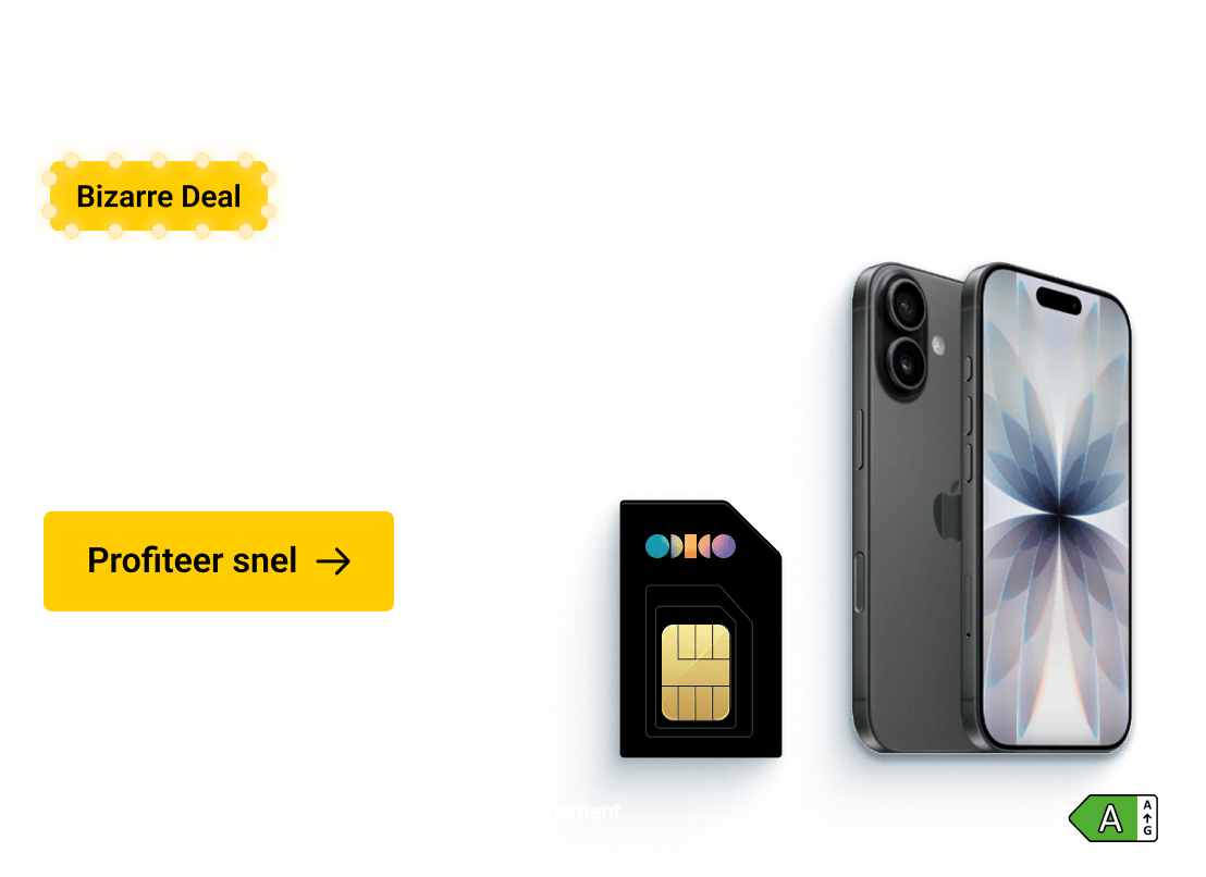 Week 4'26 - Belsimpel - Hero 1 -  BBD iPhone 17 + Odido