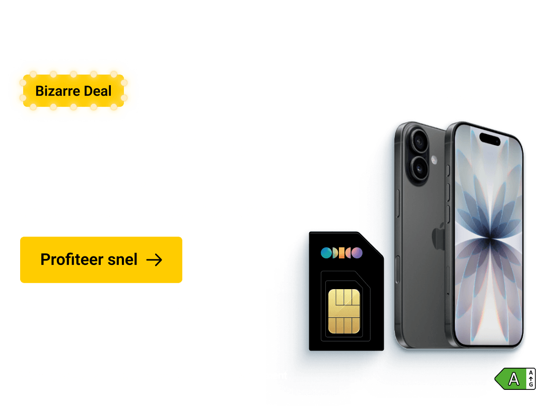 Week 4'26 - Belsimpel - Hero 1 -  BBD iPhone 17 + Odido