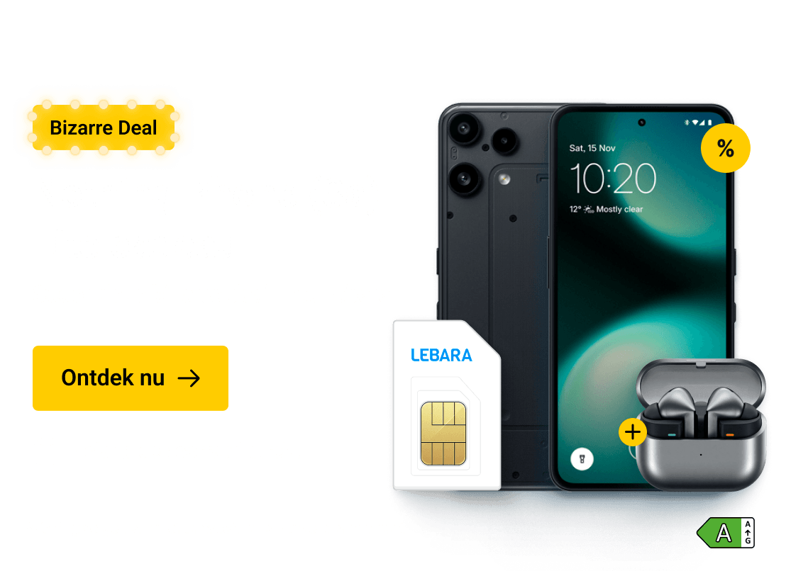 Week 4'26 - Belsimpel - hero 5  - Nothing + Lebara