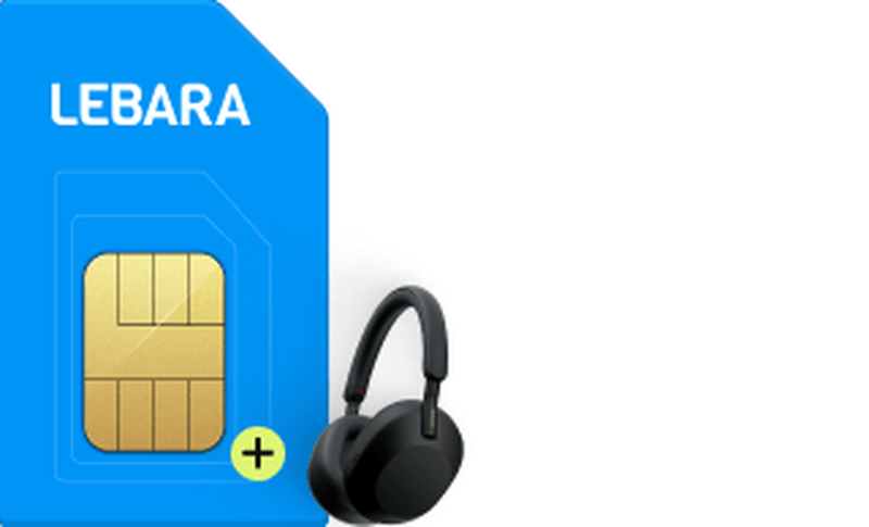 Krijg de Sony WH-1000XM5 t.w.v. €279,- cadeau bij Lebara