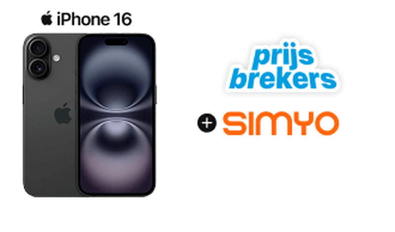 Ontvang tot €144,- korting op de iPhone 16