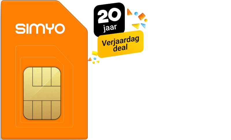 Ontvang €100,- cashback bij Simyo