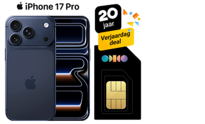 Tot €398,- korting op de iPhone 17 Pro