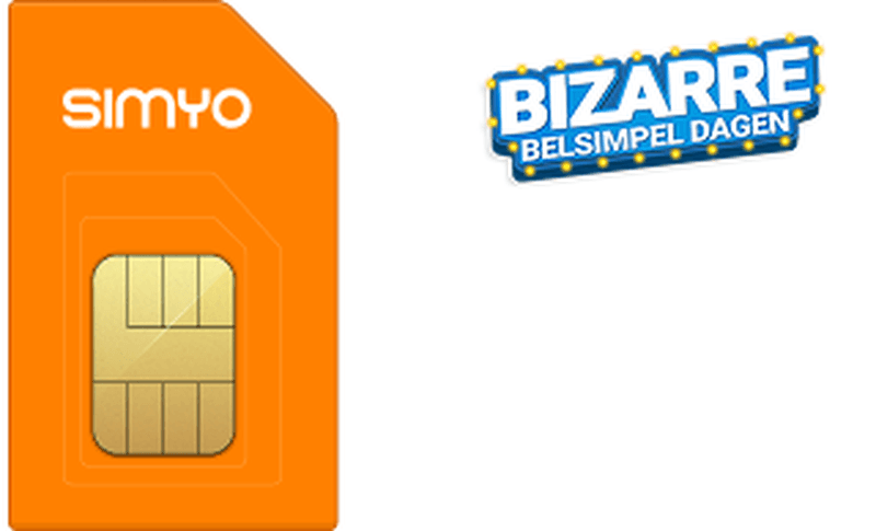 Bizarre deal: €100,- korting bij Simyo