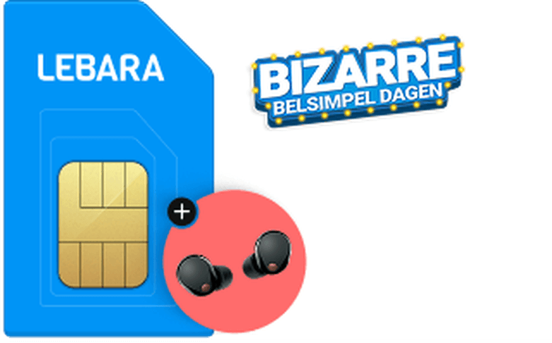 Krijg nu Sony WF-1000XM5 t.w.v. €320,- cadeau bij Lebara