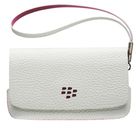 BlackBerry Leather Folio White Pink Torch 9800/9810