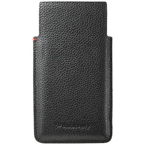 BlackBerry Leather Pocket Black Leap