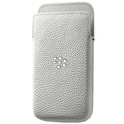 BlackBerry Leather Pocket White BlackBerry Classic