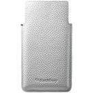 BlackBerry Leather Pocket White Leap