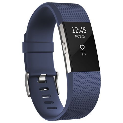 Fitbit Charge 2 Blue/Silver Large