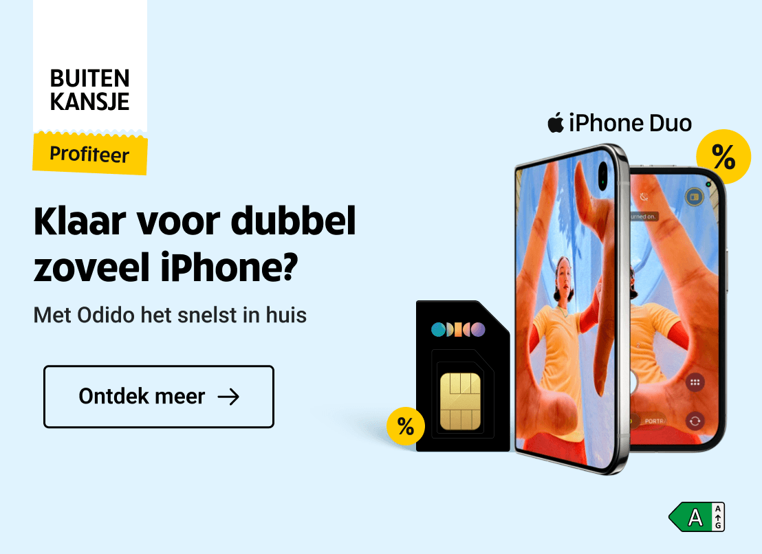 Buitenkansje: Ontdek de opvouwbare iPhone Duo met Odido