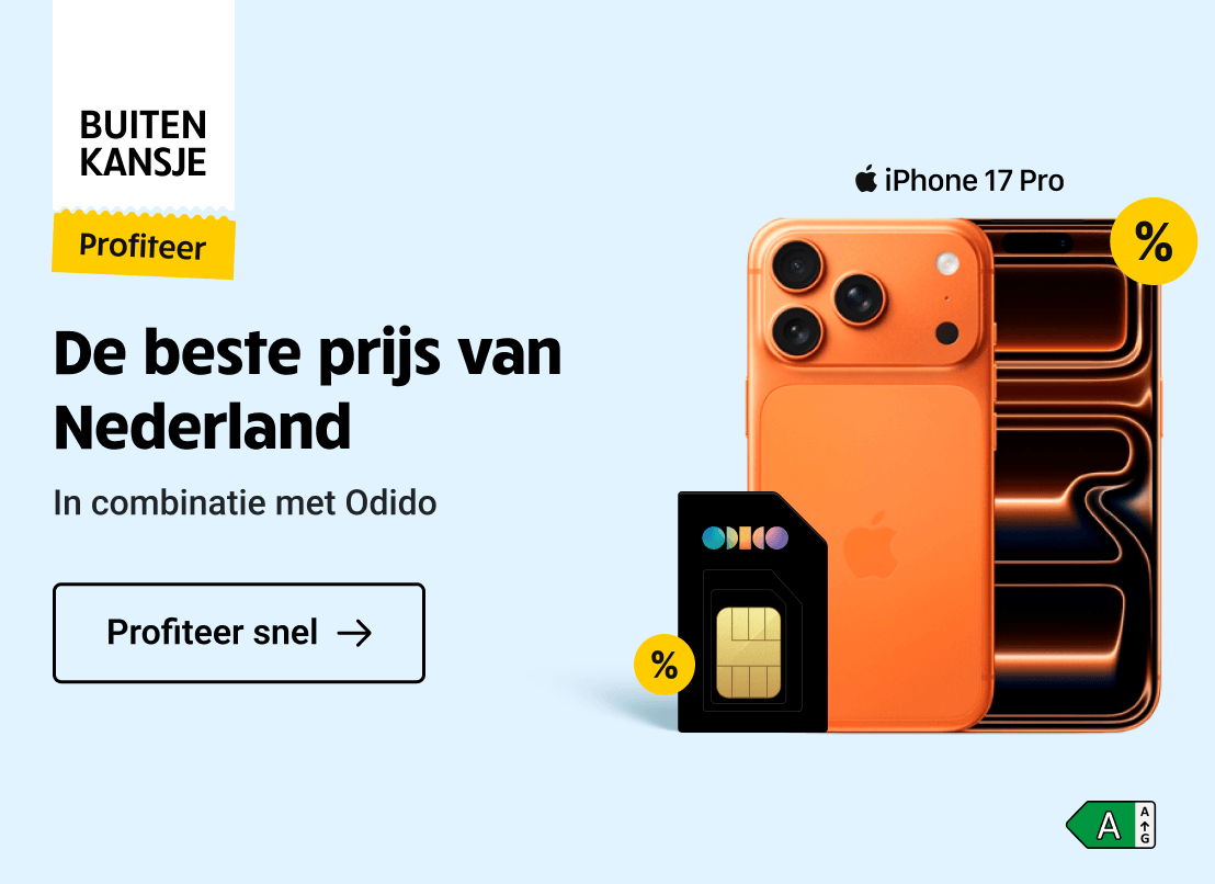 Buitenkansje: De beste prijs van Nederland op de iPhone 17 pro in combinatie met Odido 