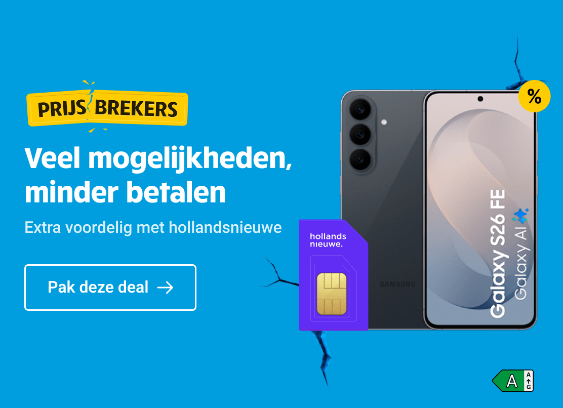 Prijsbreker: Veel mogelijkheden, minder betalen voor de Samsung Galaxy S26 FE
