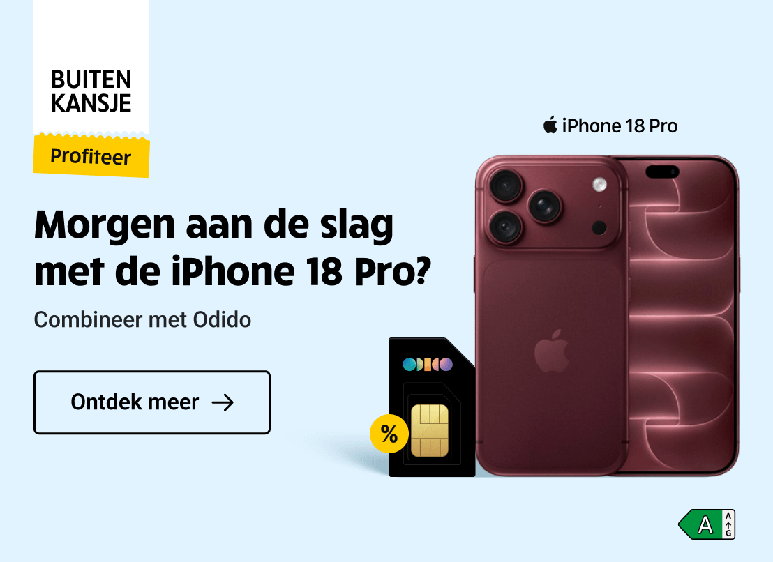 Buitenkansje: iPhone 18 Pro, de beste deal met Odido