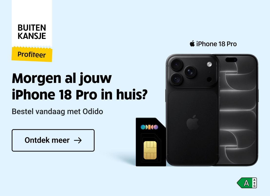 Nieuw van Belsimpel: iPhone 18 Pro in combinatie met Odido