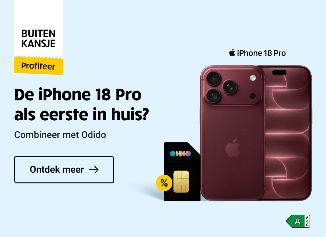 Buitenkansje: Bestel nu de nieuwe iPhone 18 Pro